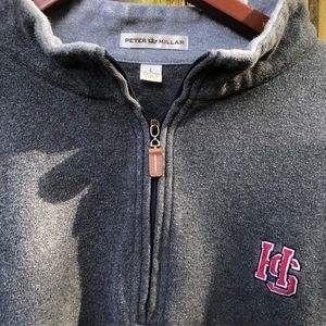 Peter millar men’s pullover 1/4 zip sweater